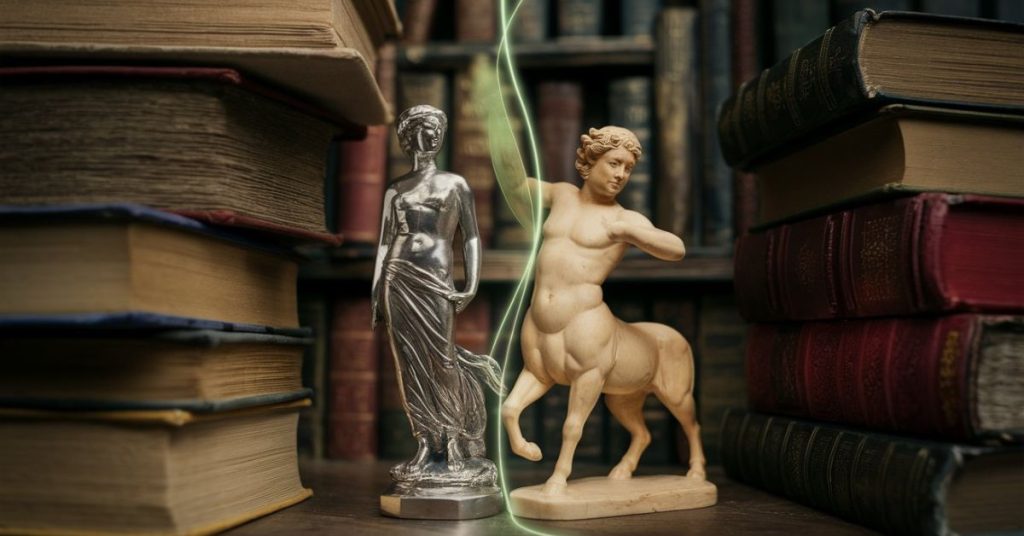 Hand-drawn bridge connecting a brain and a heart representing intellectual healing