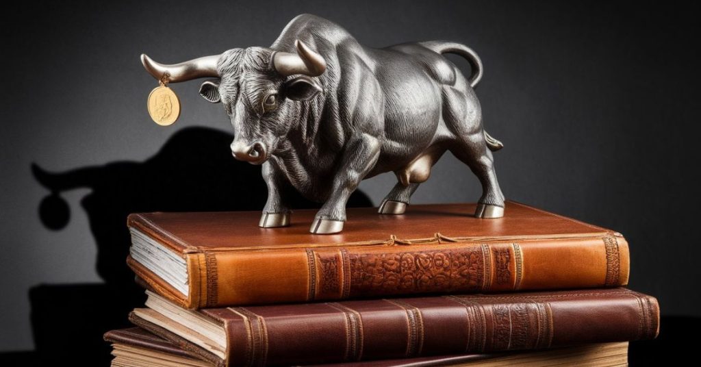 Person examining a golden coin with a magnifying glass representing professional audit